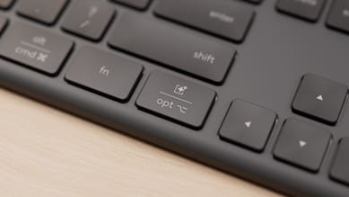 Closeup of AI key in the keyboard